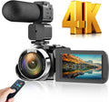 4K Camcorder Video Camera 48MP Vlogging Camera - Compact 4K Camcorder