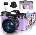 4K Digital Camera for Photography & Vlogging - Compact 56MP Vlog