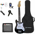 Black 30 Inch Kids Electric Guitar Beginner Kit - All-Inclusive