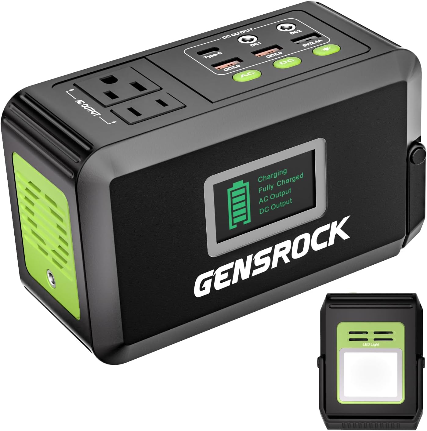 24,000mAh Portable Power Bank with AC Outlet by GENSROCK