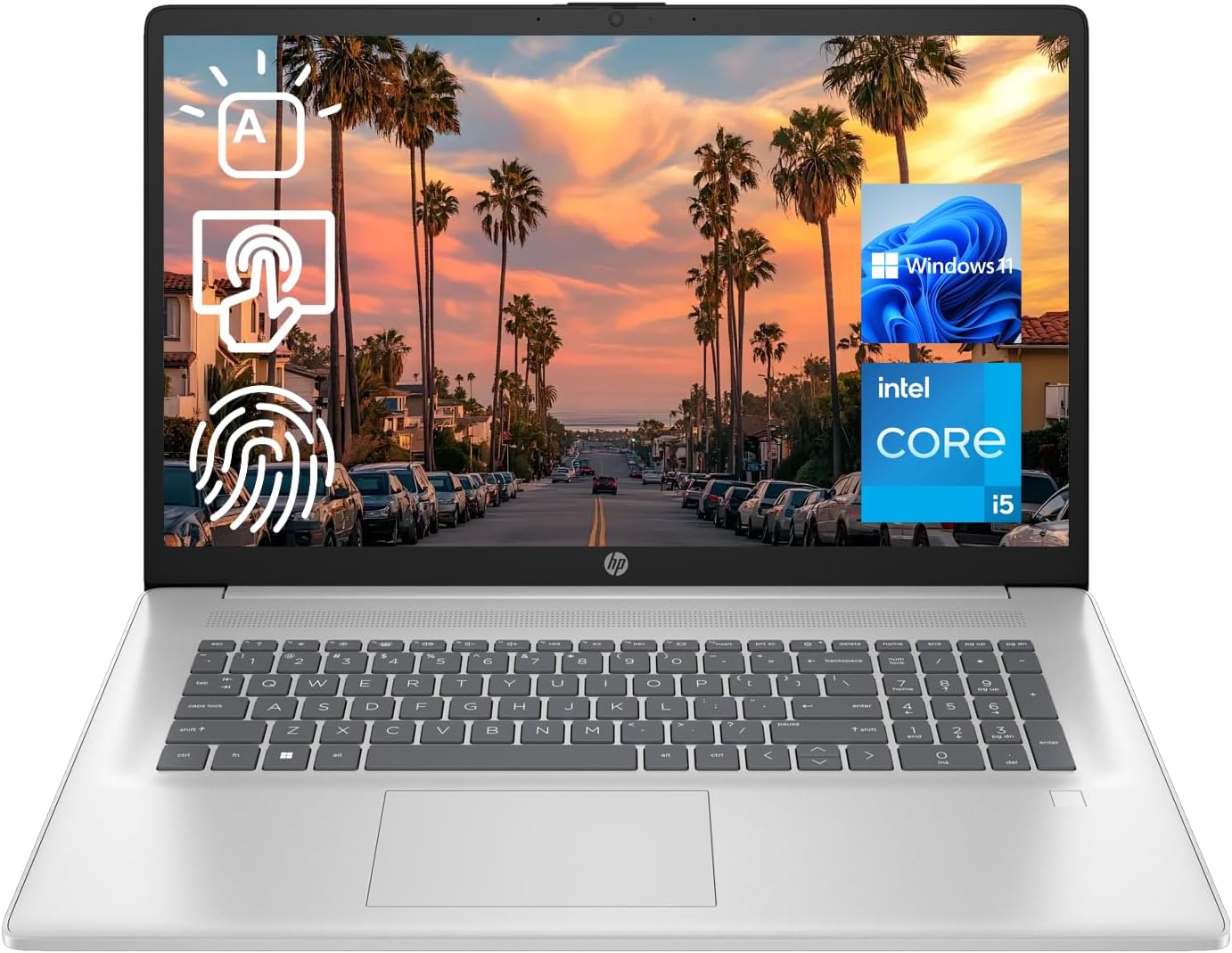 HP 17t Laptop with 17.3in Touchscreen and Intel Core i5 Processor