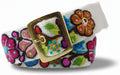 Handmade Embroidered Belts for Women - Woven Boho Floral Statement