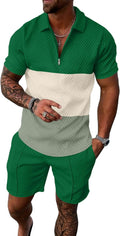 Mens Summer Track Suits 2 Piece Shorts Sets - Comfortable Breathable
