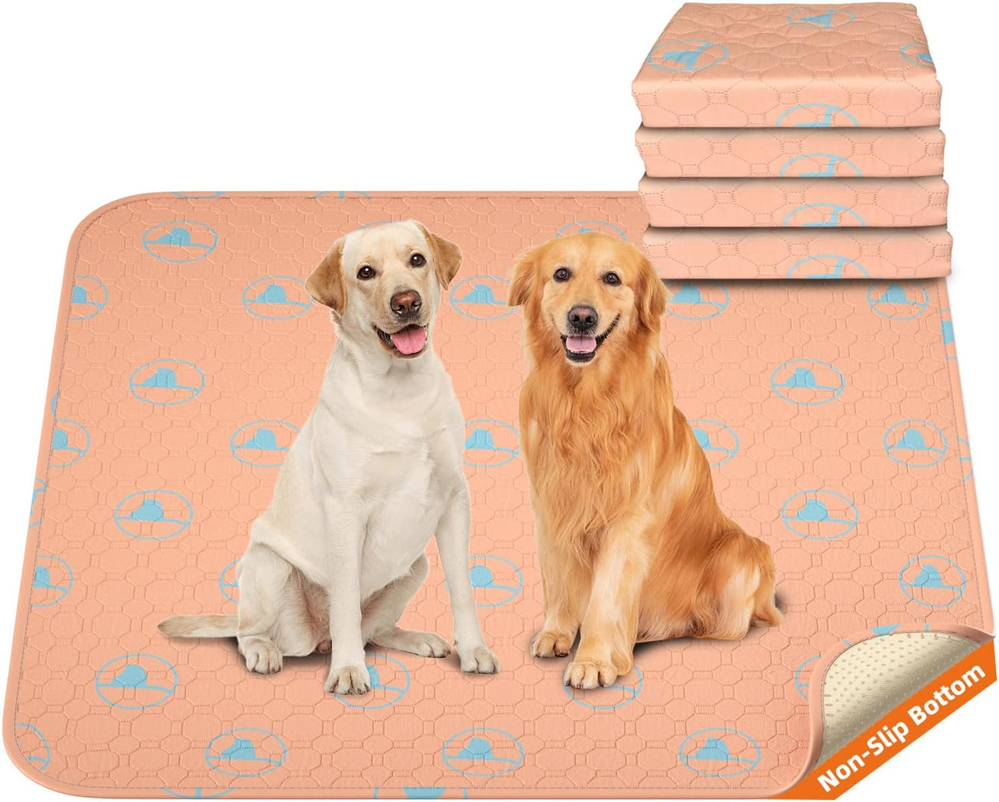 Washable Pee Pads for Dogs - Reusable Leak-Proof Training Pads