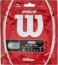WILSON Natural Gut Tennis String Set - Premium Control & Feel