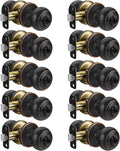 Interior Door Knobs Oil Rubbed Bronze Privacy Pack - 10 Pair