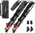 Carbon Fiber Trekking Poles Collapsible Walking Sticks - Ultralight
