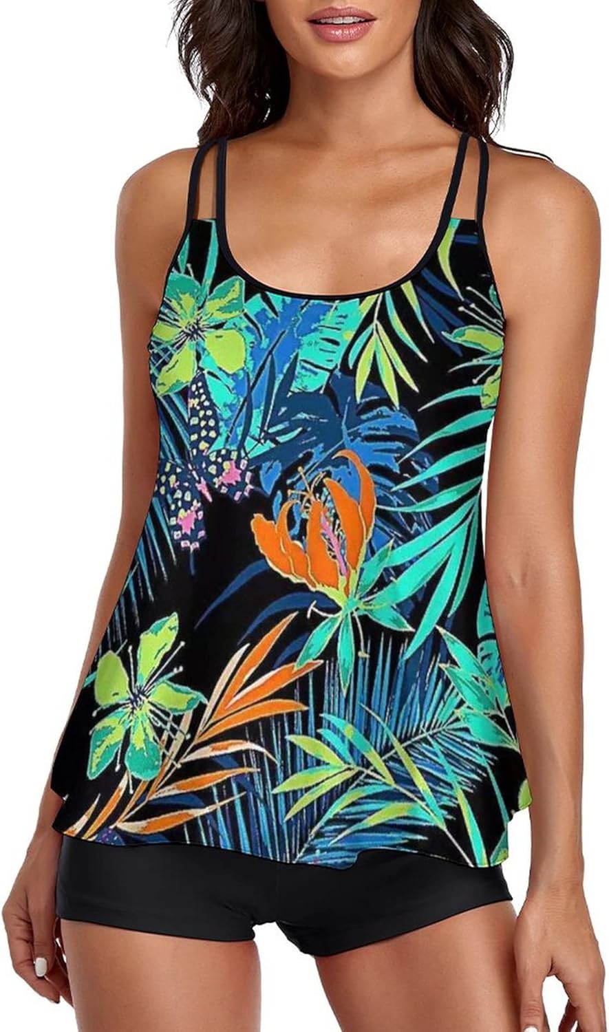 Urchics Womens Tankini Swimsuits with Tummy Control and Style