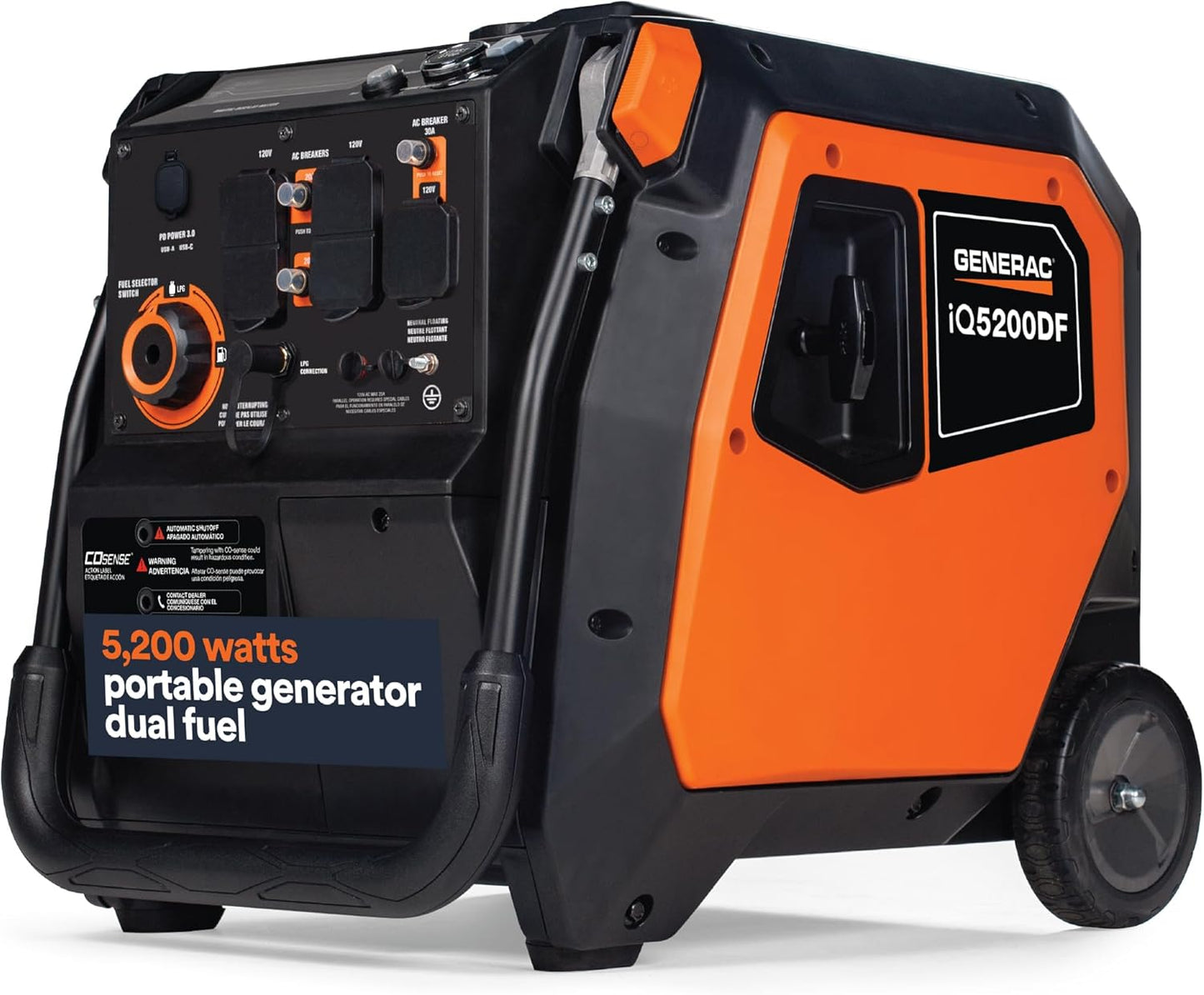 Generac 5,200-Watt Dual-Fuel Portable Inverter Generator Review
