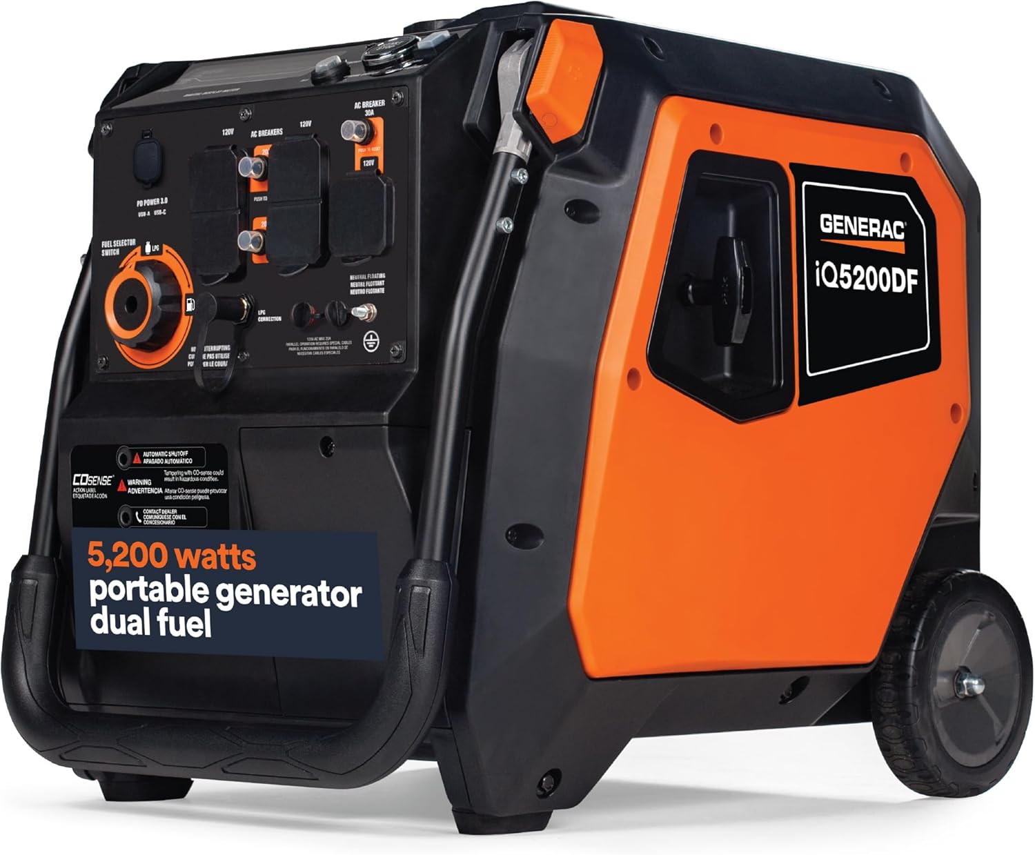 Generac 5,200-Watt Dual-Fuel Portable Inverter Generator Review