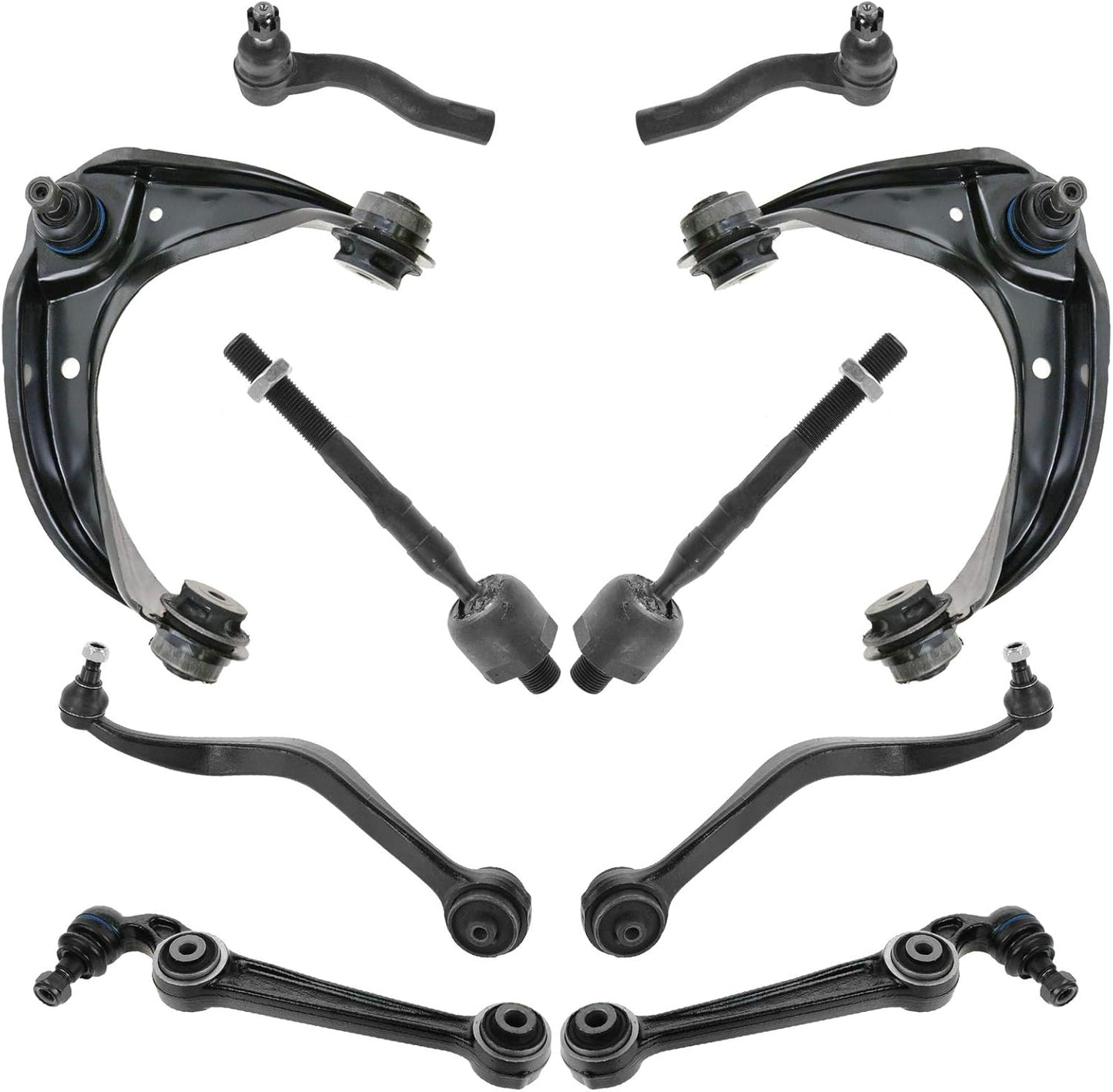 TRQ Front Steering & Suspension Kit for Ford Fusion 2007-2012