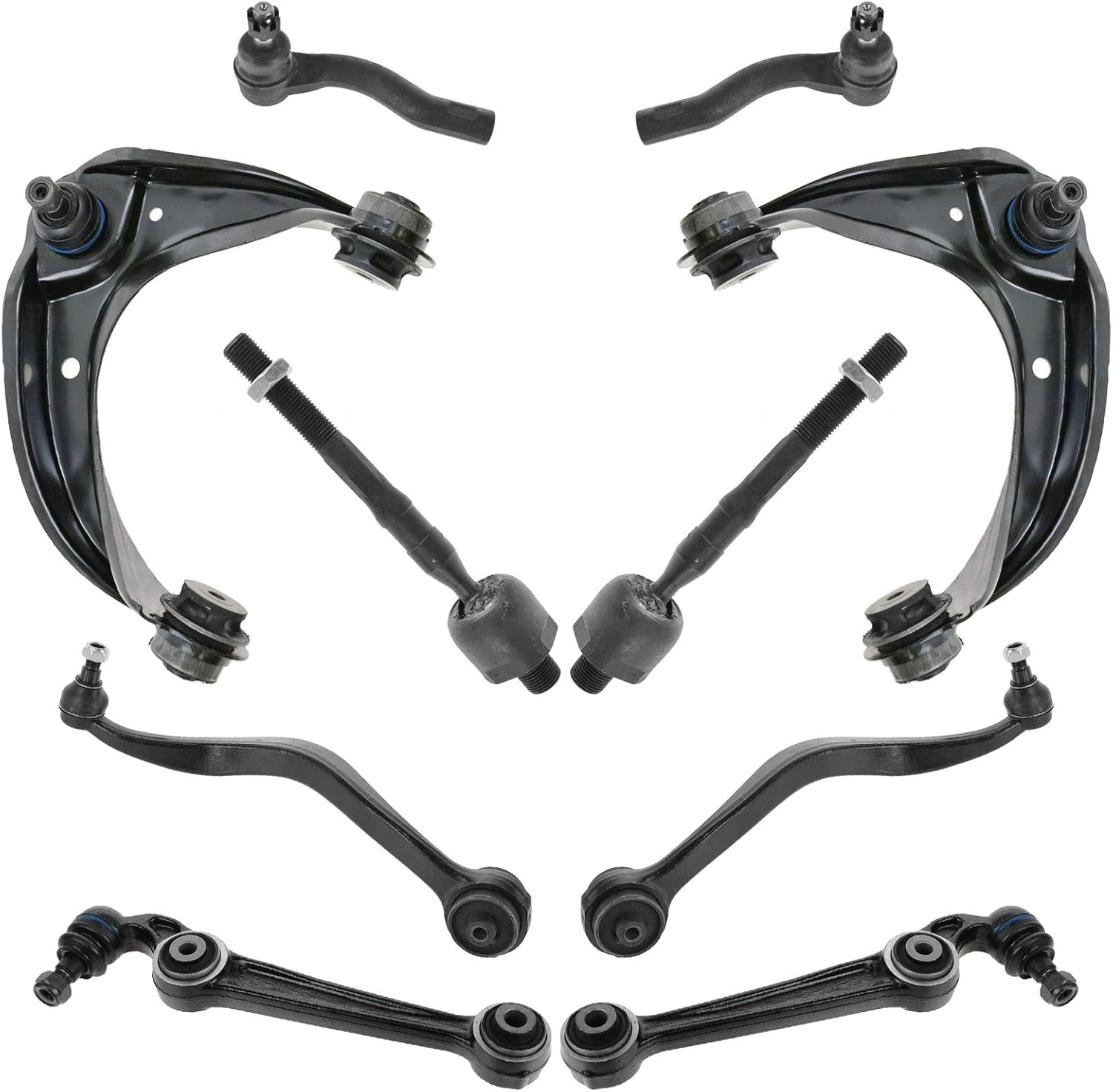 TRQ Front Steering & Suspension Kit for Ford Fusion 2007-2012