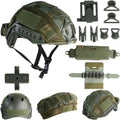 Airsoft HelmetSet Tactical PJ Type Helmet for 55-60cm Heads