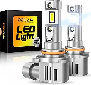 OXILAM HB3 9005 Fog Light Bulbs: 20000LM, 600% Brighter Light