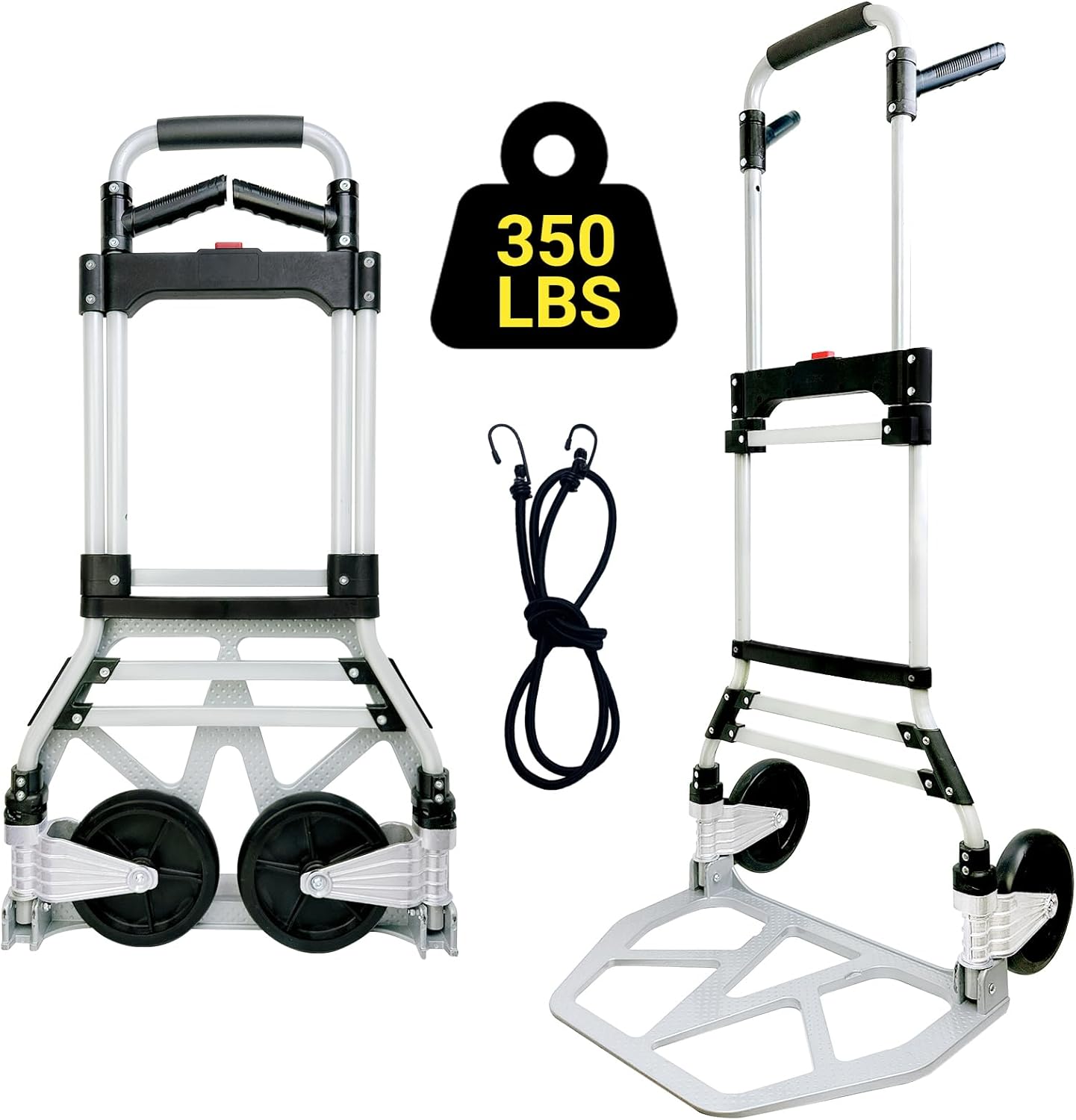 350LB Folding Hand Truck Dolly Cart for Heavy Duty Use