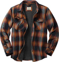 Legendary Whitetails Mens Thermal Lined Shirt Jacket Plaid Flannel