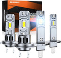 SEALIGHT H1 H7 Fog Bulbs 6500K - Bright, Plug and Play Pack of 4