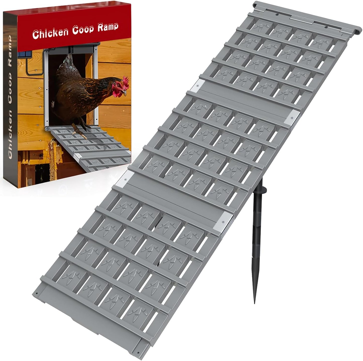 Adjustable Chicken Coop Ramp for Easy Access and Safety