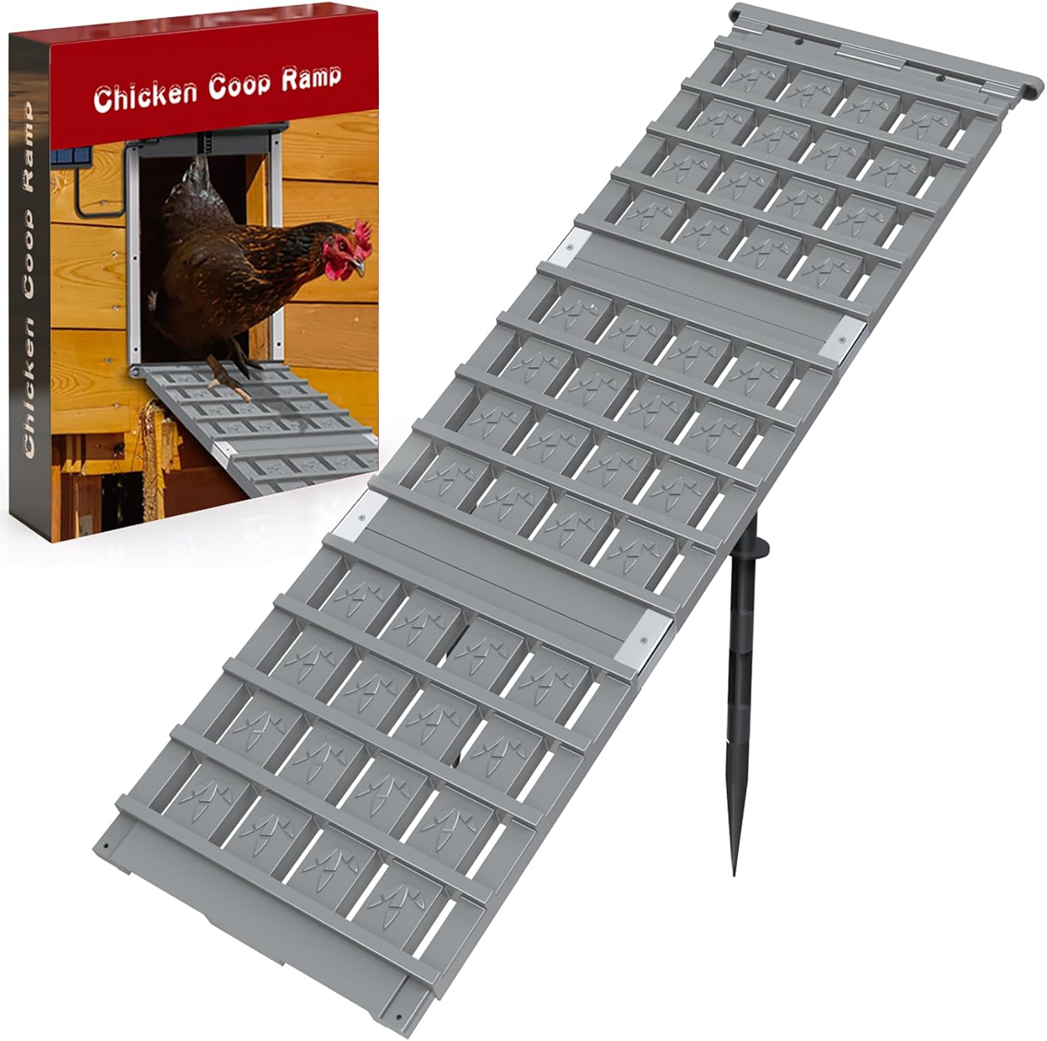 Adjustable Chicken Coop Ramp for Easy Access and Safety