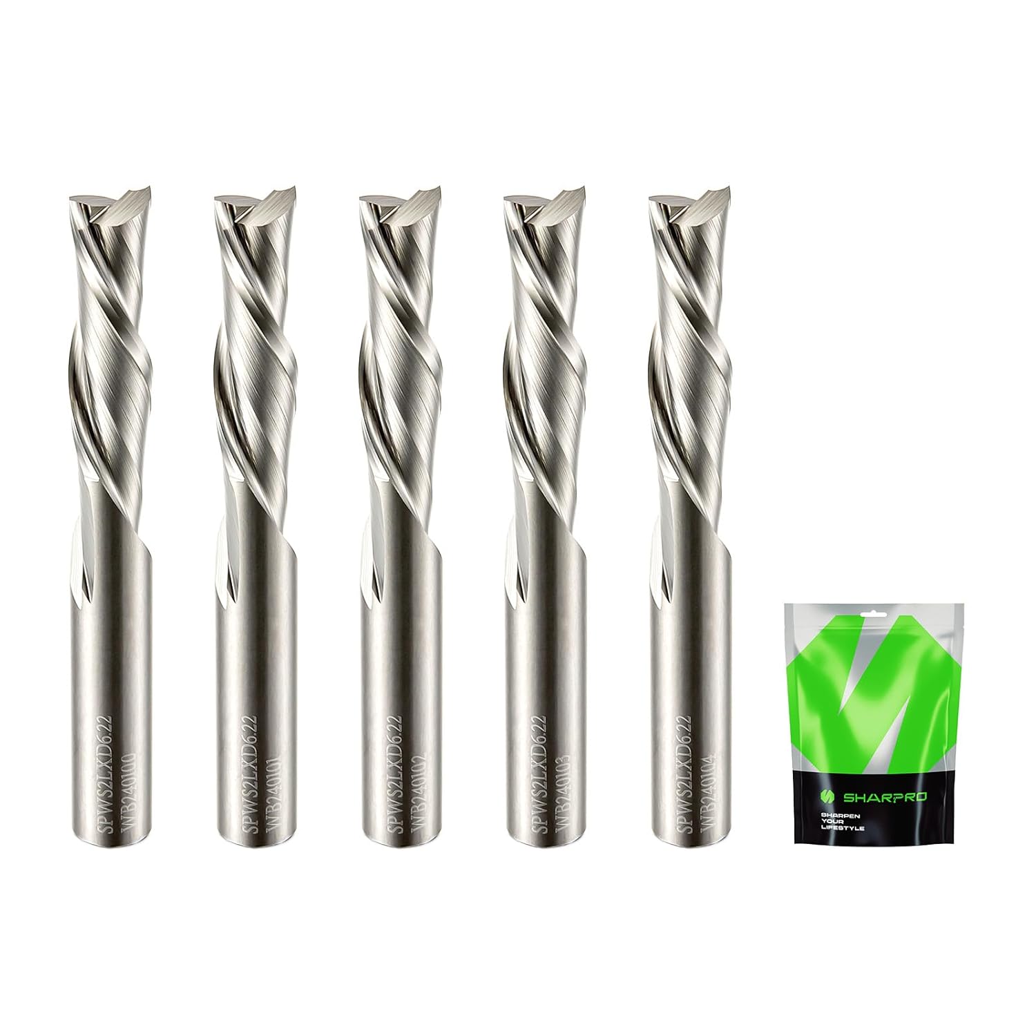 1/4 Downcut Router Bit Set for Woodworking and Engraving