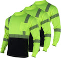 FONIRRA Safety Reflective Long Sleeve Hi Vis T Shirt - Class 3