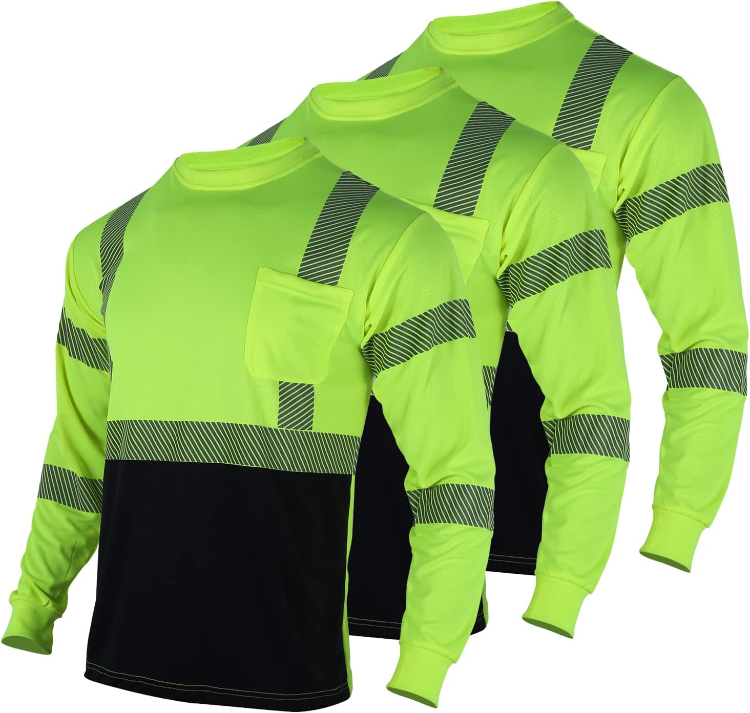 FONIRRA High Visibility T Shirts for Men - Safety Reflective Gear