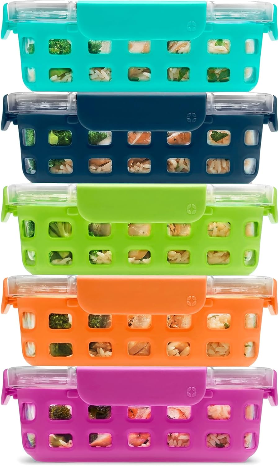 Ello Duraglass Meal Prep Sets - 10Pc Glass Food Storage Containers