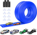 Flex Tracks 16Ft Kids Race Car Ramp - Portable Bendable Track