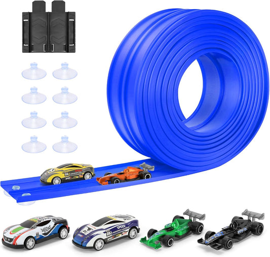 KETIEE Flex Tracks 16Ft: Ultimate Race Car Ramp for Kids