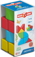 Geomag Magicube 24pcs Magnetic Blocks for Toddlers - Montessori Play