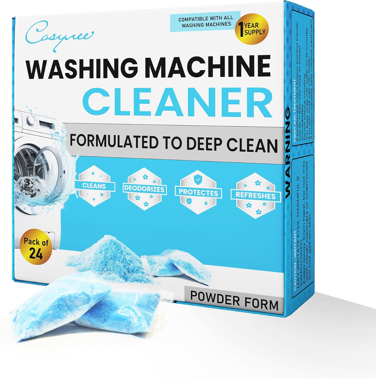 Deep Clean Oxi Washer Cleaner | 1 Year Supply