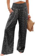 Angerella Womens High Waisted Palazzo Pants - Comfortable Wide Leg fit