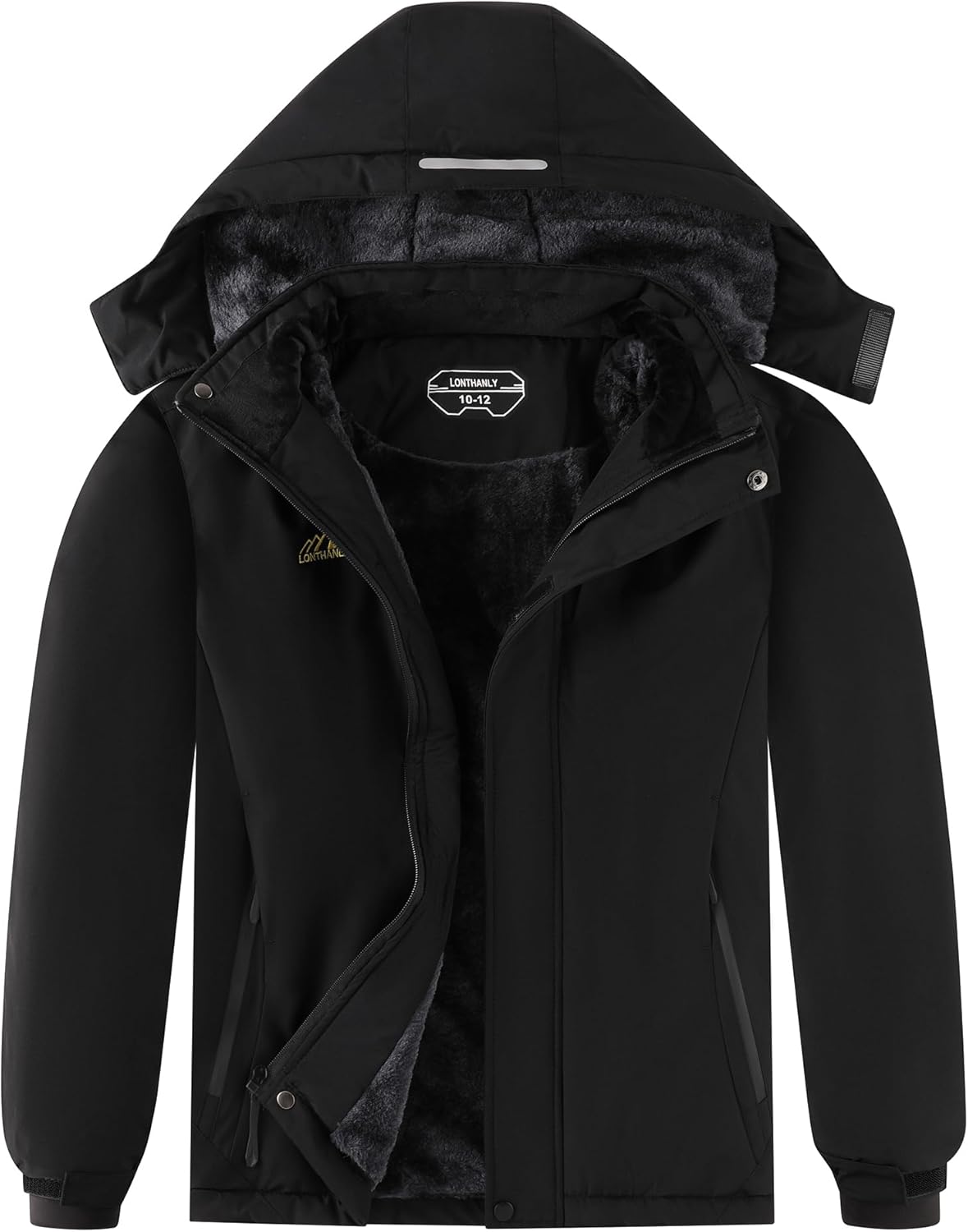 Boy's Waterproof Ski Jacket for Winter Sports and Activities