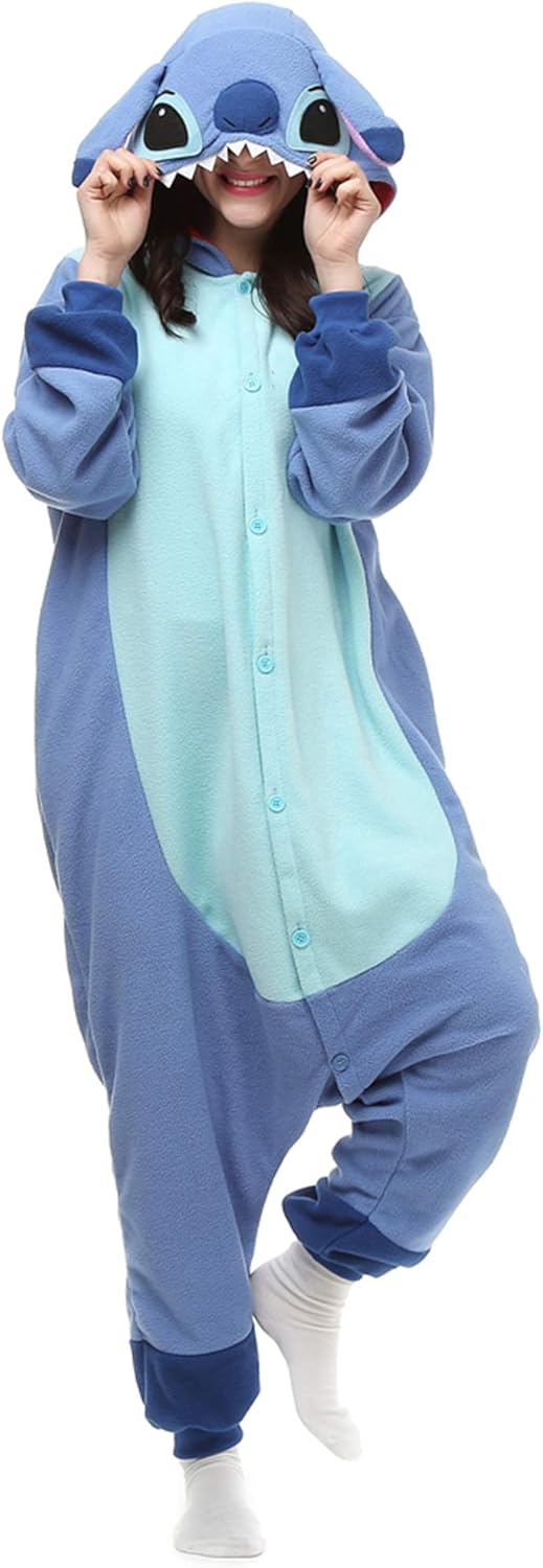 Animal Onesies Adult Pajamas for Halloween Cosplay Costume