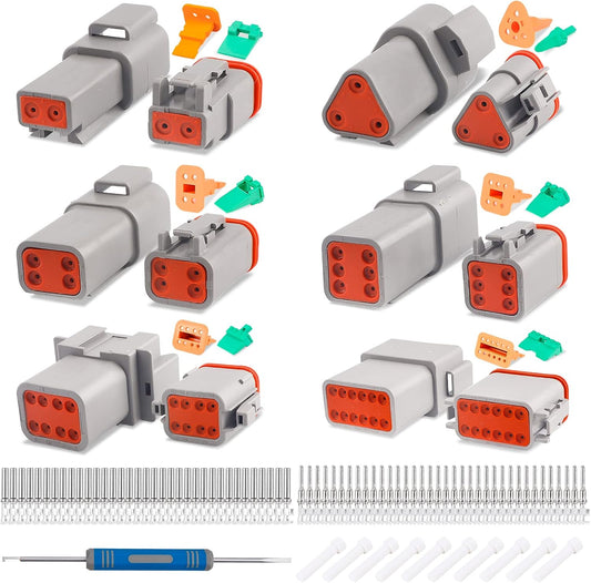 JRready ST6302 Deutsch Connector Kit for Waterproof Electrical Needs
