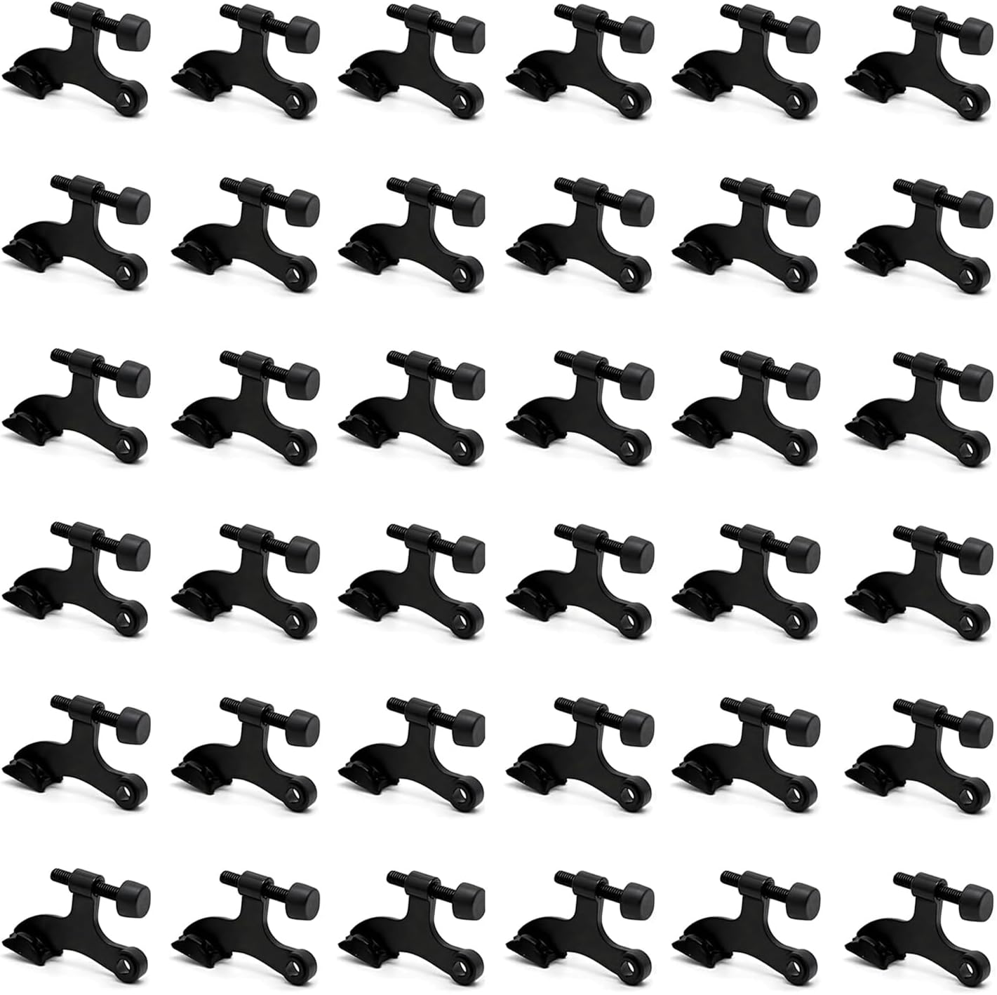 36Pack Hinge Pin Door Stopper with Adjustable Heavy Duty Design