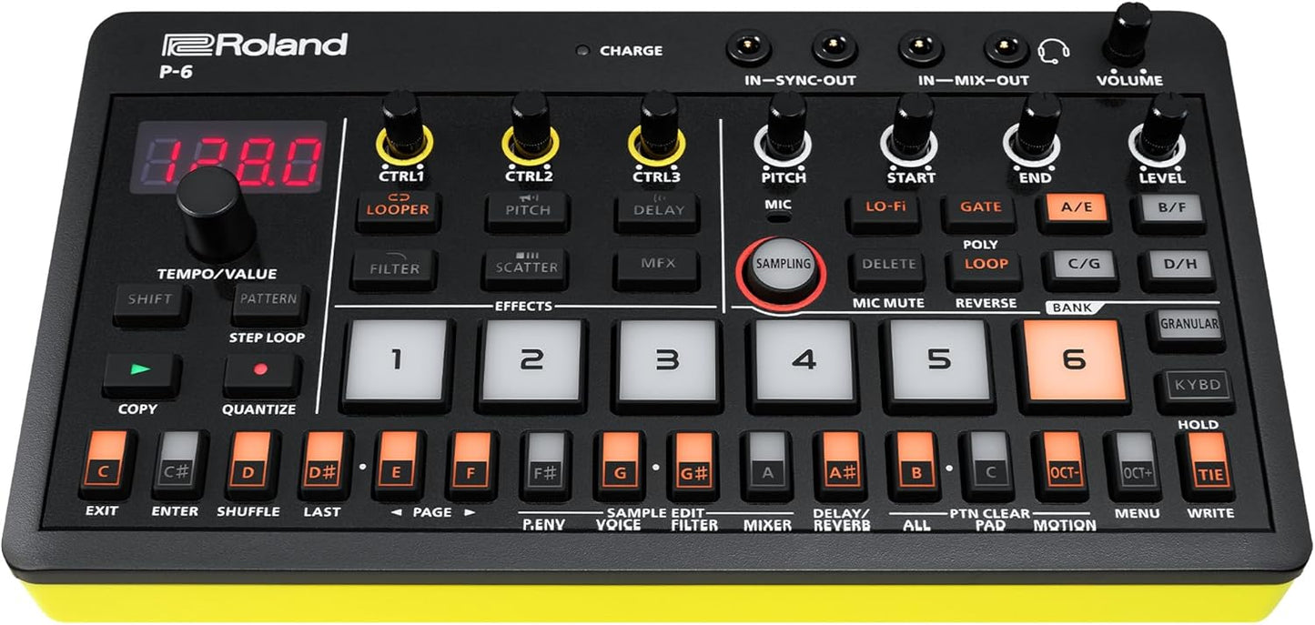 Roland AIRA Compact P-6 Creative Sampler for Sound Design
