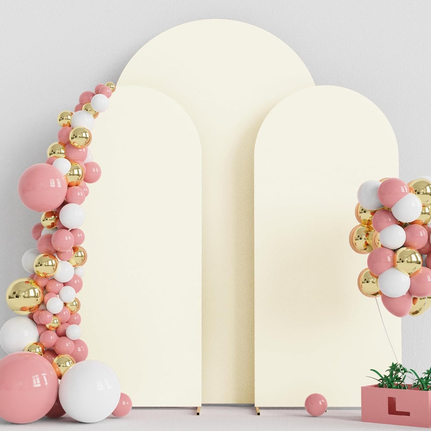 Wokceer Wedding Arch Backdrop Cover Set for Stunning Events