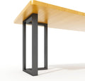 Metal Table Legs 28 in Square Tube Desk Legs - Heavy Duty Support