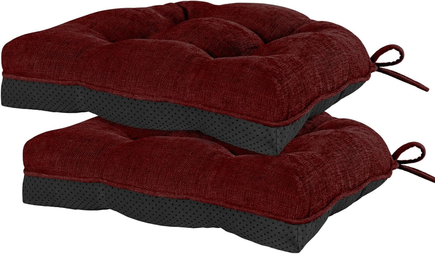 HARBOREST Chair Cushions for Dining Chairs - Tufted Foam Pads