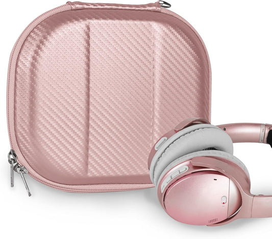 Rose Gold Bose Headphone Case with Cable Storage