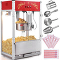 Popcorn Maker 1615W Movie Theater Style Popper - Large Capacity