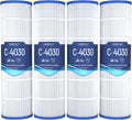 4-Pack C4030 Pool Filter Cartridges Compatible with Hayward C4030
