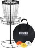 PDGA Approved HIAARO PRO Disc Golf Basket - Portable Practice Target