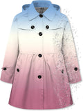 Betusline waterproof rain coat for girls with stylish hood