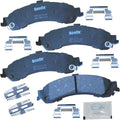 Bendix Priority1 CFC834 Ceramic Rear Brake Pads - Quiet, OE Fit