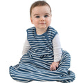 Merino Wool Baby Sleep Bag Navy Blue - 0-6 Months Woolino
