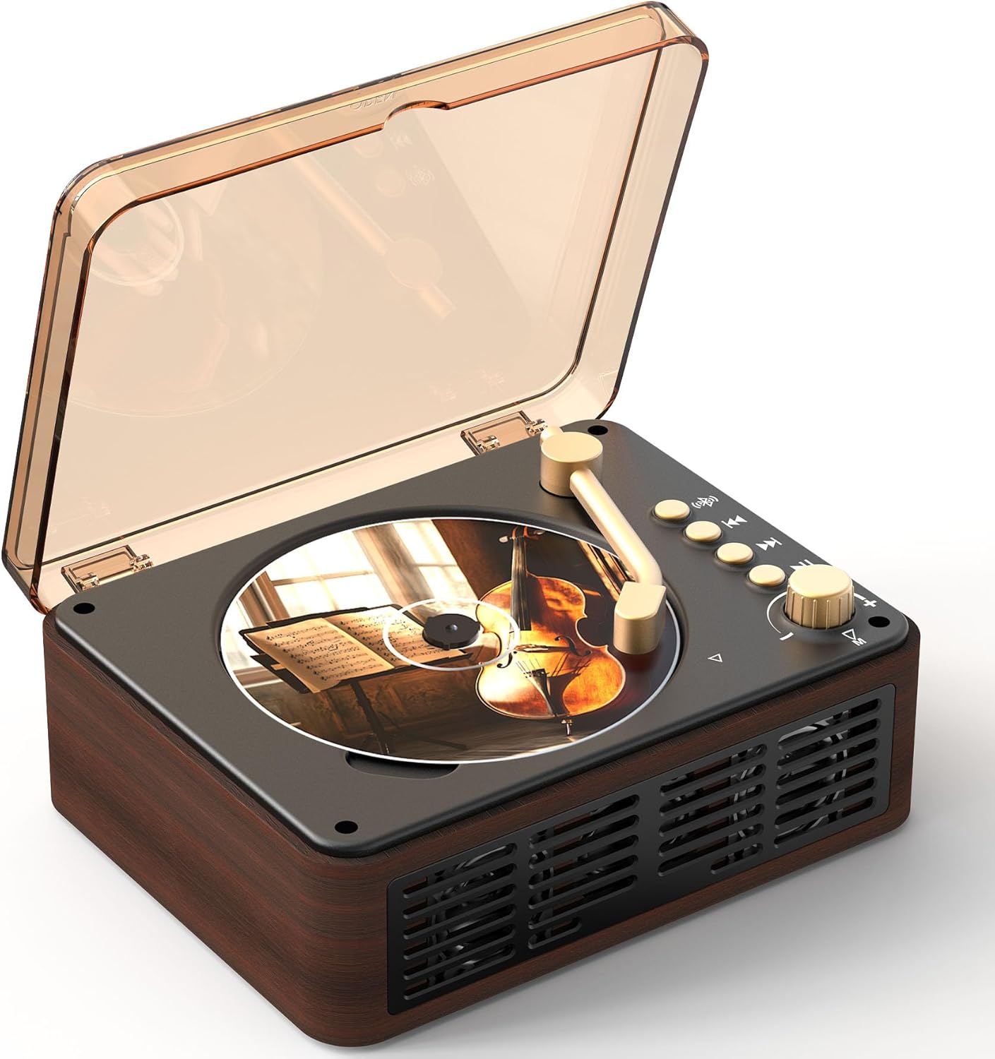 Portable CD Player Bluetooth with Speakers for Home Use