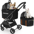 PAWZIDEA Pet Stroller 4 in 1 for Small and Medium Dogs - Versatile