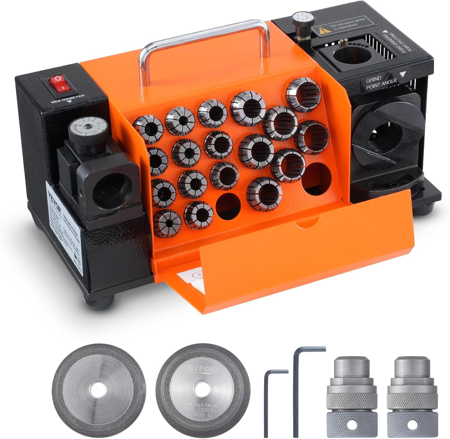 VEVOR Drill Bits Sharpener for Precision Grinding and Re-Sharpening